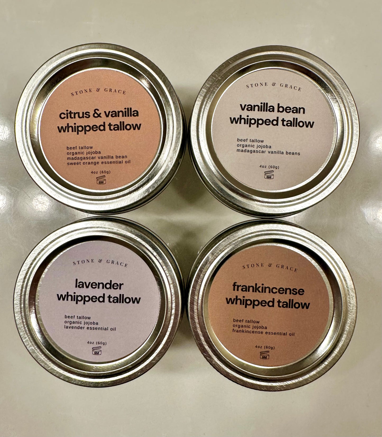 Scented Whipped Tallow Balms